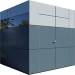 BERTILO Gartenhaus HPL 1, BxT: 230x236 cm