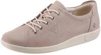 Schn&uuml;rschuh ECCO "Ecco Soft 2.0", Damen, Gr. 35, grau (hellgrau), Nubukleder, Schuhe