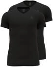 Odlo Unterziehshirt Odlo Herren T-Shirt BL Top V-Neck S/S Active Everyday Eco 2P