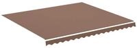 vidaXL Markise Markisenbespannung Braun 4x3,5 m
