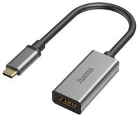 Hama "USB-C auf HDMI-Adapter, 8K@60Hz, Alu, f&uuml;r Gaming, MacBooks Video-Adapter