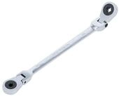 BGS Ratschenringschl&uuml;ssel BGS Doppel-Ratschen-Ringschl&uuml;ssel abwinkelbar mit