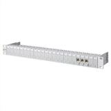 Metz Connect 19"-Panel 1HE best&uuml;ckt mit 24 C6A Modulen Cat.6A (Class EA)