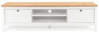 Finori Lowboard TV-Board Bergen 160 cm wei&szlig; Dekor Artisan Oak Hifi Lowboard