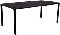 Zuiver Esstisch Schwarz Esche furniert rechteckig zylindrisch 90x75x180 cm Zuiver Esstisch Schwarz Esche furniert rechteckig zylindrisch 90x75x180 cm