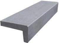 Diephaus Treppenstufe WINKELSTUFE GRAU 120/32/18 CM