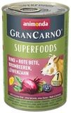 Animonda GranCarno Adult Superfood mit Rind & Rote Beete 400 g - 6 St&uuml;ck,...