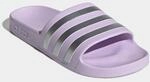 Badesandale ADIDAS SPORTSWEAR "AQUA ADILETTE", Damen, Gr. 38, lila (ice lavender,