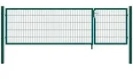 HOME DELUXE Gartentor Doppelfl&uuml;gel Gartentor ADITUS - Gr&uuml;n gr&uuml;n 200 cm x 350...