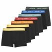 Boxershorts JACK & JONES "Boxershort JACVITO SOLID 7er Pack", Herren, Gr. L, bunt