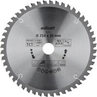 Wolfcraft Kreiss&auml;geblatt Wolfcraft Kreiss&auml;geblatt &Oslash; 254 mm Bohrung &Oslash; 30 mm