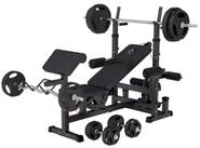 GORILLA SPORTS Kraftstation Kraftstation Universal inkl. 100 kg Kunststoff...