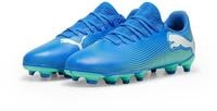 PUMA FUTURE 7 PLAY FG/AG Jr Hyperlink Blue-Mint-PUMA White Fu&szlig;ballschuh