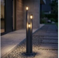 GLOBO LIGHTING LED Au&szlig;en-Stehlampe, Leuchtmittel inklusive, Warmwei&szlig;,...