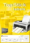 TopStick Etiketten Universal-Etiketten Papier wei&szlig; selbstklebend 48,3x16,9mm...