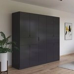 rauch Dreht&uuml;renschrank Kleiderschrank Schrank Garderobe W&auml;scheschrank TICAO