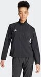 Laufjacke ADIDAS PERFORMANCE "ADIZERO E JCKT", Damen, Gr. XL, schwarz, Trikot,