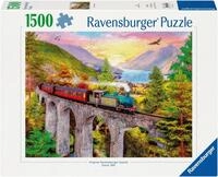 Ravensburger Puzzle Zugfahrt im Herbst, 1500 Puzzleteile, Made in Germany