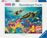Ravensburger Puzzle Blaue Unterwasserwelt, 1000 Puzzleteile, Made in Germany