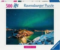 Ravensburger Puzzle Scandinavian Places, Nordlichter in Troms&oslash;, Norwegen, 500