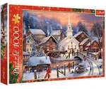 Trefl Puzzle Trefl 10602 Weisse Weihnachten 1000 Teile Puzzle, 1000 Puzzleteile, Made