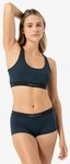 SUPER.NATURAL Sport-BH f&uuml;r Damen, Merino W TUNDRA220 SEMPLICE BRA ohne B&uuml;gel