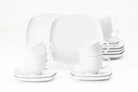Seltmann Weiden Kaffeeservice Geschirr-Set, Service Lido (18-tlg), 6 Personen,
