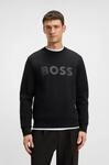 Sweatshirt BOSS GREEN "Salbo", Herren, Gr. M, schwarz (schwarz001), Sweatware,