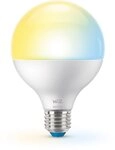 WiZ LED-Leuchtmittel White Globe E27 Tunable 75W matt, E27