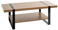 HAKU Couchtisch SARAGOSSA 1 Tisch - eiche-schwarz - Metall, Spanplatte - B....