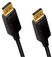 LogiLink CD0102 DisplayPort-Kabel Audio- & Video-Kabel, Stecker an Stecker, 4K...