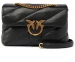 PINKO Umh&auml;ngetasche Classic CL Sheep Nappa, aus echtem Schafsleder schwarz M |...