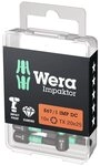 Wera Bit-Set, Sortiment Bit-Box Impaktor 1/4" DIN 3126 C6,3 T20 x 25 mm 10er...