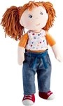 Haba Stoffpuppe Malou, Mit Hose, Top und 2 Zopfgummis