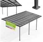 Juskys Terrassendach Borneo, BxT: 618x303 cm, 6x3 m, Regen- und Sonnenschutz,