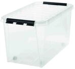 Orthex Aufbewahrungsbox Hobby Box 70 m. Deckel & Rollen, Mit Deckel, Stapelbar