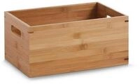 Zeller Present Aufbewahrungskorb Aufbewahrungskiste, Bambus, 6840 ml, 30 x 20 x 14 cm