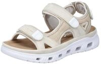 Rieker Sport Sandale, Sommerschuh, Sandalette, Plateauabsatz, mit Klettriemchen