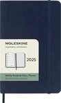 MOLESKINE Buchkalender, 12 Monate Wochen-Notizkalender 2025 - Weicher Einband - Blau