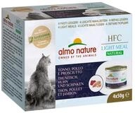 Almo Nature Adult Natural Light Meal Thunfisch, Huhn, Schinken 4 x 50 g - 12 St&uuml;c,