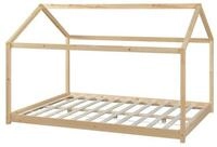 en.casa Hausbett, &raquo;Cerro&laquo; Kinderbett 120x200cm Holzfarben