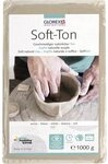 Glorex Bastelnaturmaterial Glorex Soft-Ton wei&szlig;, 1000 g