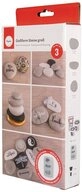 Rayher Modellierwerkzeug Steine, 3 oder 6 Motive