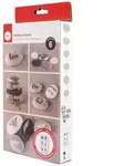 Rayher Modellierwerkzeug Steine, 3 oder 6 Motive grau 14.5 cm x 26 cm