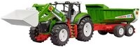 Bruder&reg; Spielzeug-Auto bruder ROADMAX Traktor mit Frontlader und Kippanh&auml;nger