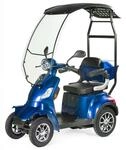 Veleco Elektromobil Faster mit Dach - herausnehmbarer Lithium Akku - Seniorenmobil -