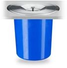 relaxdays Einbaum&uuml;lleimer M&uuml;lleimer f&uuml;r Arbeitsplatte 5 Liter