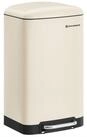 SONGMICS M&uuml;lleimer 30 Liter Abfalleimer, Tretm&uuml;lleimer aus Stahl, 34 x 61,5 x 27,5