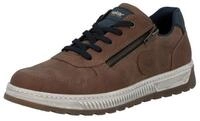 Rieker Sneaker Freizeitschuh, Halbschuh, Schn&uuml;rschuh mit Kontrastbesatz