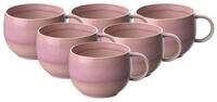 like. by Villeroy & Boch Tasse Perlemor Coral Kaffeetassen 190 ml 6er Set,...